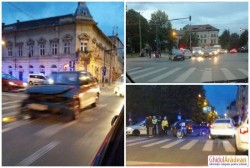 Accident rutier pe Bulevardul Revoluţiei! Un bărbat rănit a ajuns la spital!