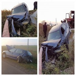 ACCIDENT rutier la ieșirea din Arad spre Zădăreni ! Au fost implicate trei autoturisme !
