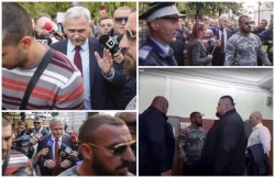 Liviu Dragnea, apărat de interlopi în faţa instanţei! Un jurnalist a fost agresat de gorilele liderului PSD 
