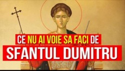 Ce NU ai voie să faci de Sfantul Dumitru, pe 26 octombrie, ca să nu ai GHINION