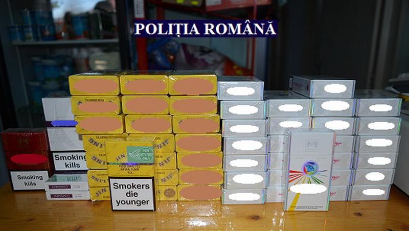 Țigări de contrabandă, depistate de polițiștii orașului Lipova
