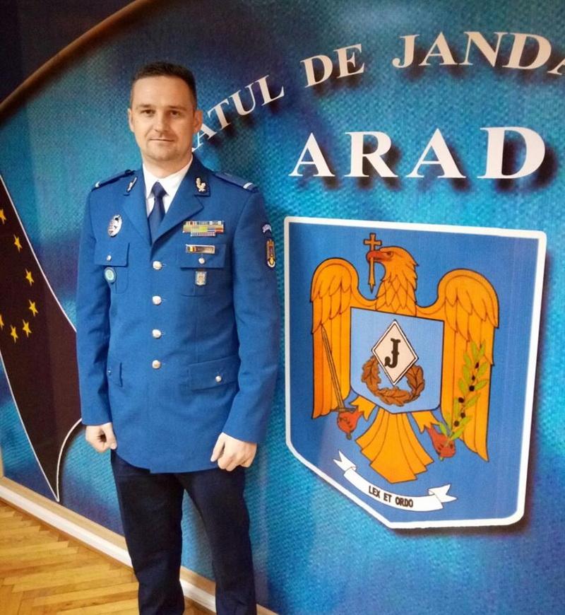 Inspectoratul de Jandarmi Județean Arad are un nou purtător de cuvânt