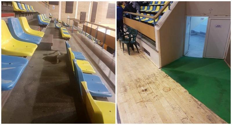 Volei la Sala Polivalentă cu stropi de ploaie în capul spectatorilor, Gavra doarme liniştit