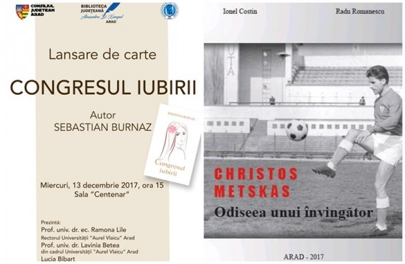 Dublu eveniment cultural la Biblioteca Județeană „Alexandru D. Xenopol” Arad