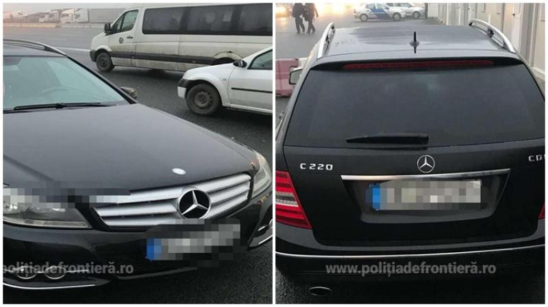 Un Mercedes de 15.000 de euro furat în Germania descoperit la Vama Nădlac