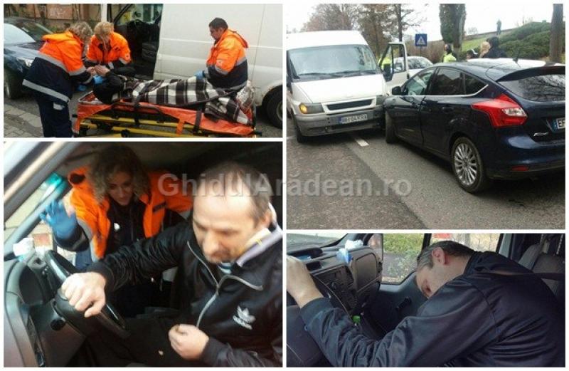 Accident rutier pe strada General Praporgescu. Şoferul vinovat, bănuit că ar fi consumat substanţe interzise