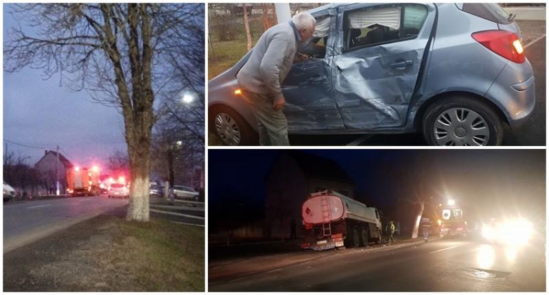 Accident cu victimă încarcerată pe strada 6 Vânători