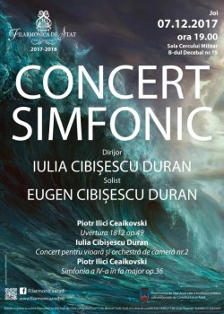 Concert simfonic de excepţie susţinut de Filarmonica de Stat din Arad