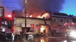 Incendiu violent la Timişoara! Magazine întregi de pe Brancoveanu în flăcări! 