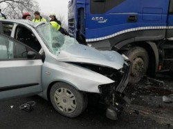 ACCIDENT grav în vestul țării. Un bărbat a decedat