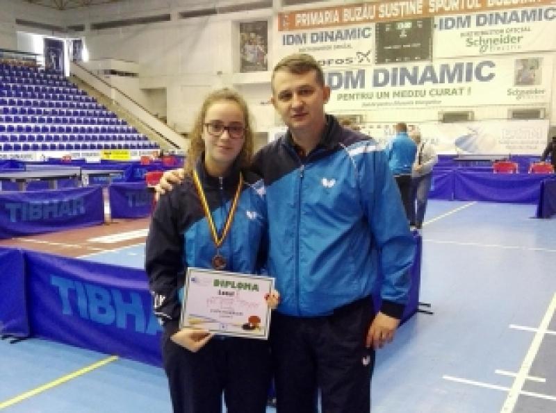 Bronz pentru Irina Rus şi CSM Arad, în cadrul Cupei României la tenis de masă