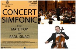 Dirijorul Matei Pop şi violoncelistul arădean Radu Sinaci revin pe scena Filarmonicii de Stat, în faţa publicului arădean