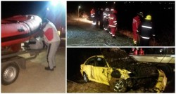 Sinucidere sau accident? Un arădean a ajuns cu maşina în lacul Ghioroc!