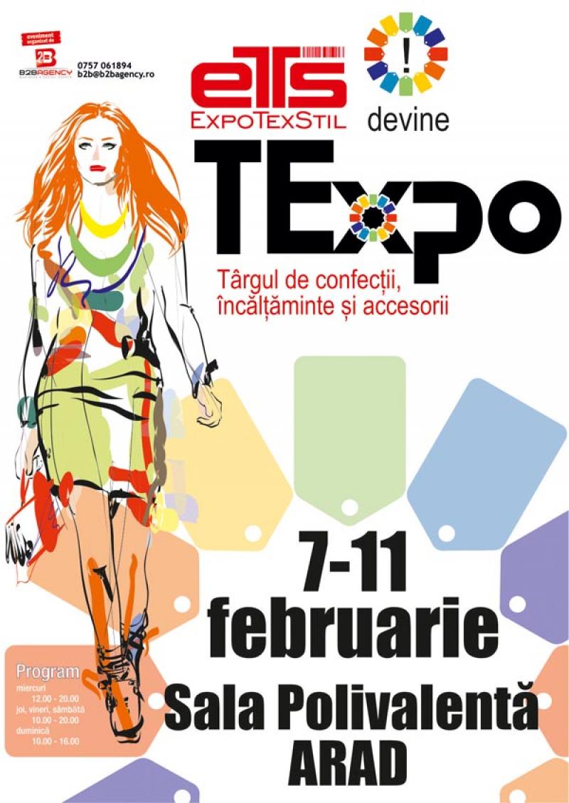 Expo Textil devine Texpo si a revenit la Sala Polivalenta din Arad