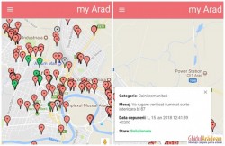 Arădenii au luat cu asalt aplicaţia MyArad! Peste 100 de sesizări în prima zi de la lansare!