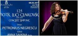 Ceaikovski  omagiat de violonista Anna Savkina alături de Filarmonica din Arad – Afiş Eveniment