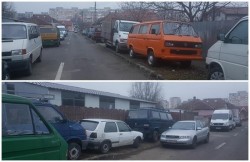 Amendaţi de Poliţia Locală după ce au ocupat întreaga stradă