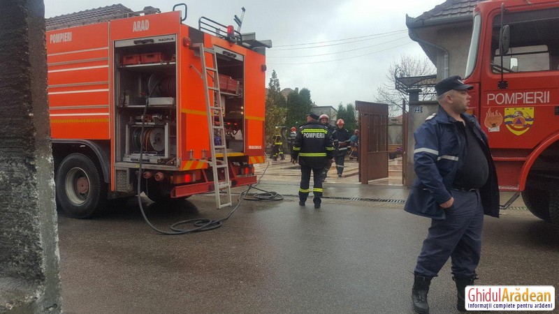 Incendiu la o casă privată în Confecții