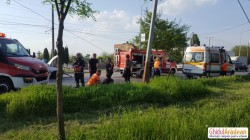 GRAV accident de circulație pe strada Petru Rareș. O persoană a rămas încarcerată