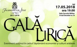 Gala Rirică, un eveniment al Filarmonicii din Arad în cadrul Săptămânii economiei și culturii arădene