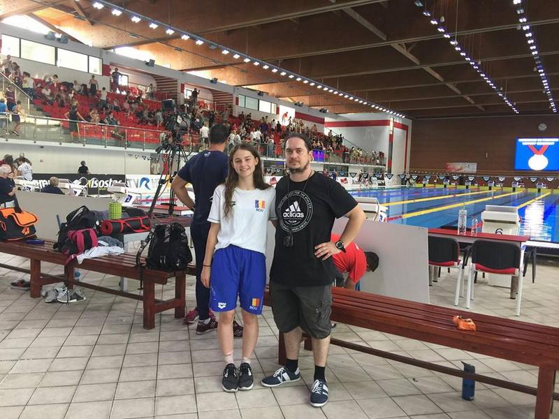 Alexia Bascărău, singura înotatoare cu medalie europeană a înotului arădean