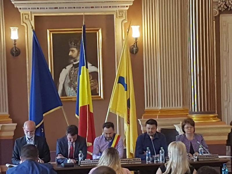 Clădirea Palatului Administrativ din Arad, subiect al ședinței CLM de îndată