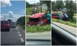 Accident rutier în Mândruloc. Se circulă pe un singur sens