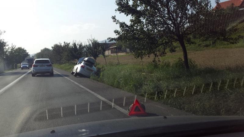 Accident rutier pe DN7 pe sensul de mers Arad-Deva