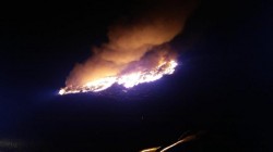 INCENDIU violent la groapa de gunoi de la ieșirea din Arad spre Șofronea