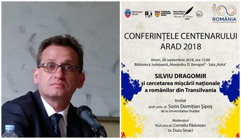 Sorin Șipoș de la Universitatea din Oradea va conferenția la Arad