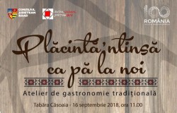 Atelier de gastronomie tradițională în Tabăra Căsoaia