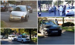 Accidentul de pe Buvevardul Revoluţiei care a îngreunat circulaţia vineri în amiaza mare