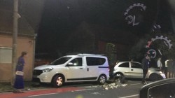 Strada Petru Rareş, din nou scena unui accident cu urmări pentru şoferi