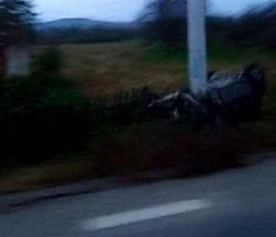 A scăpat ca prin minune, în urma unui accident produs la Căpruța