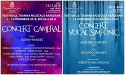 Două concerte de excepție în această săptămână la Filarmonica din Arad