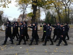 Astăzi au avut loc primele repetiții pentru ceremonia militară ce va avea loc pe 1 decembrie