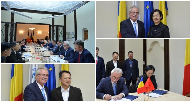 O importantă delegaţie din Fujian în vizită la CCIA Arad