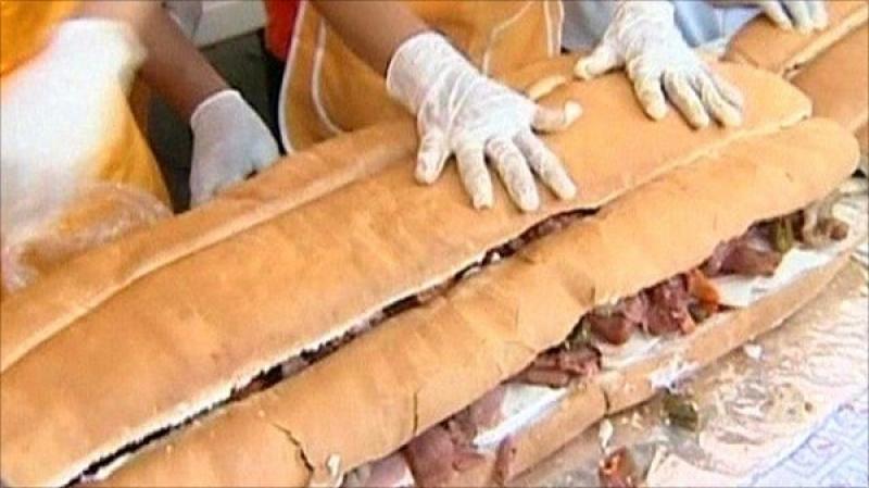 Cel mai mare sandwich realizat la Timișoara