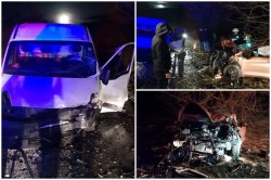 Accident FRONTAL cu victime între Horia şi Şiria!