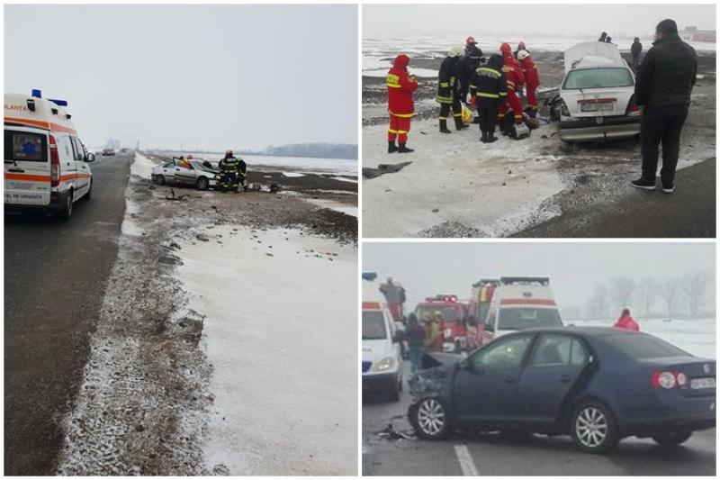 Accident mortal pe DN 79 la intersecția drumului Curtici cu Sântana