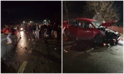 Început de an cu ghinion pentru 7 arădeni implicaţi într-un accident în Mândruloc