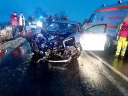 GRAV accident rutier la Șagu. Doi copii au fost răniți