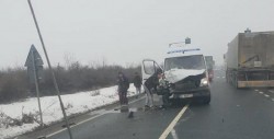 Firma de transport Pito Trans implicată în alt accident rutier, miercuri după-masa