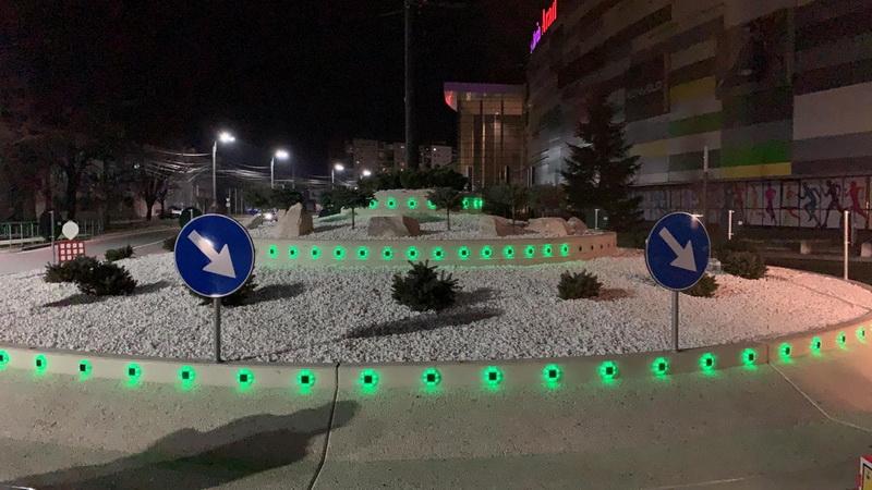 Două sensuri giratorii din Arad modernizate într-un weekend