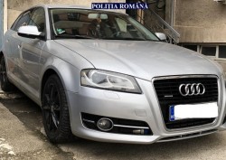 Un Audi căutat de polițiștii italieni, găsit în Arad