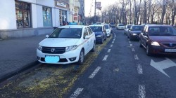 Miting de protest al taximentriștilor la Arad