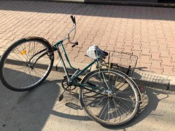 Biciclist accidentat de un șofer neatent, pe strada Andrei Șaguna