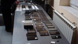 Telefoane mobile, în valoare de peste 50.000 lei, confiscate de jandarmii arădeni