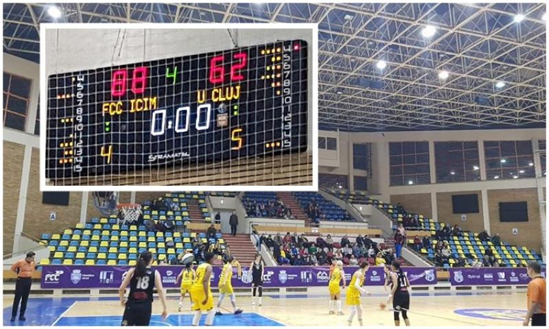 A 3-a victorie consecutivă în campionat. FCC ICIM Arad - Universitatea Cluj-Napoca: 88-62