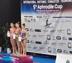 Gimnasta arădeancă Sonia Ichim pe podium la Aphrodite CUP din Grecia